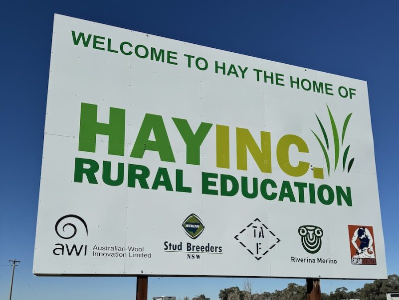 Hay Inc Sign